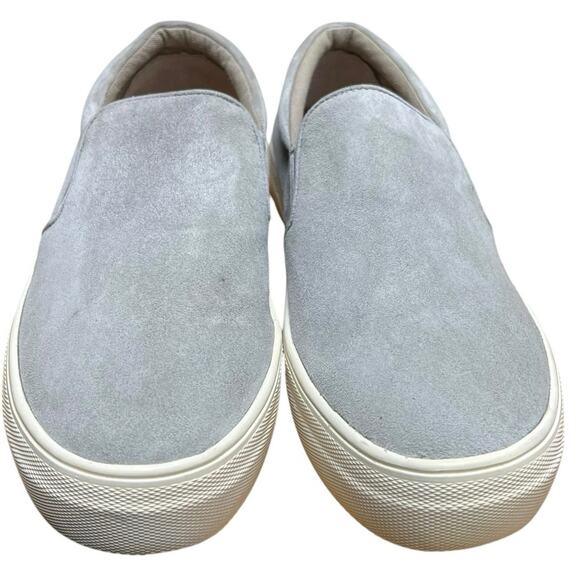 Steve Madden Women’s Gray Suede Gills Platform Slip On Sneakers Size 7 Medium - Picture 6 of 9